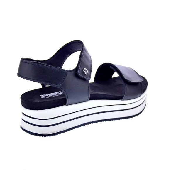 Sandalias Imac zapatos Mujer modelo 758350 Negro Velcro