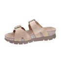 Sandalias Panama Jack zapatos Mujer modelo Shirley B15 Marrón Hebillas