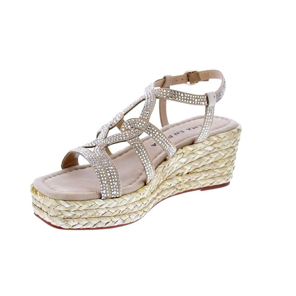 Sandalias Alma en Pena zapatos Mujer modelo V2551456 Beige Hebilla