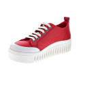 Zapatillas Art Company zapatos Mujer modelo Bighton Rojo Cordón