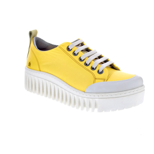 Zapatillas Art Company zapatos Mujer modelo Brighton Amarillo Cordón