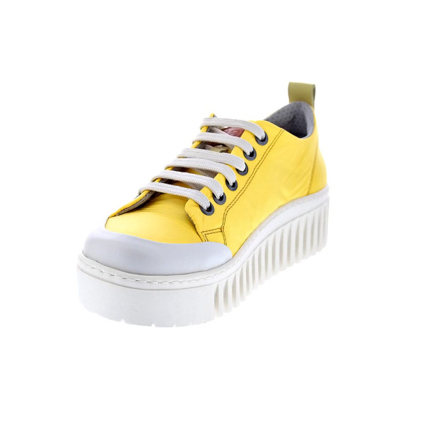 Zapatillas Art Company zapatos Mujer modelo Brighton Amarillo Cordón