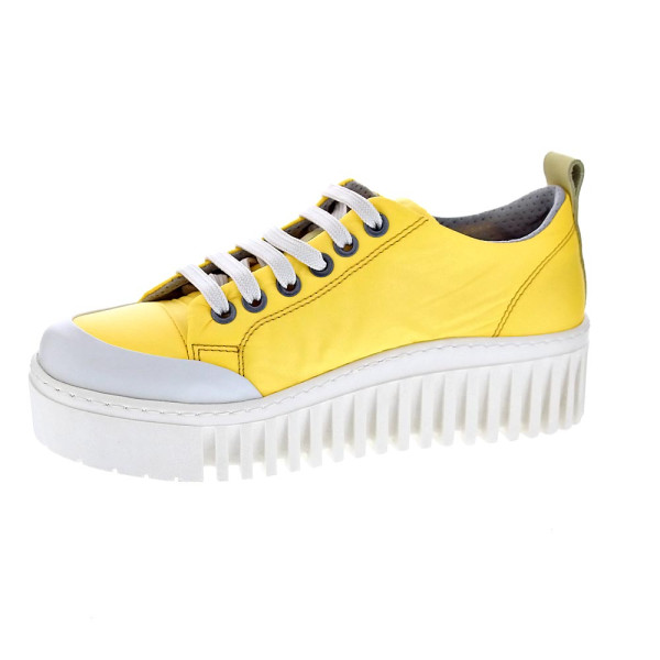 Zapatillas Art Company zapatos Mujer modelo Brighton Amarillo Cordón