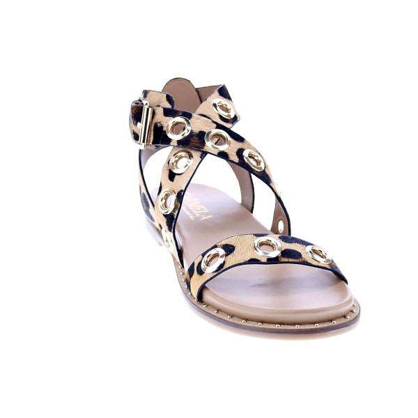 Sandalias Carmela zapatos Mujer modelo 162389 Marrón Hebillas