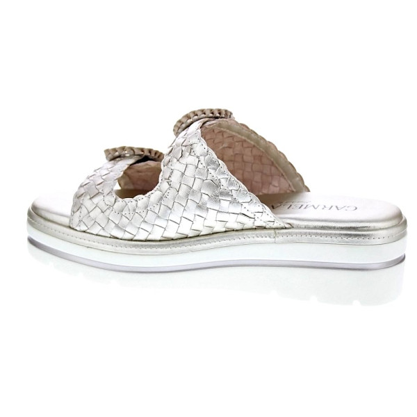 Sandalias Carmela zapatos Mujer modelo 162335 Oro Hebillas