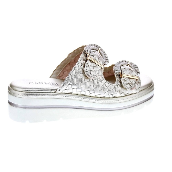 Sandalias Carmela zapatos Mujer modelo 162335 Oro Hebillas