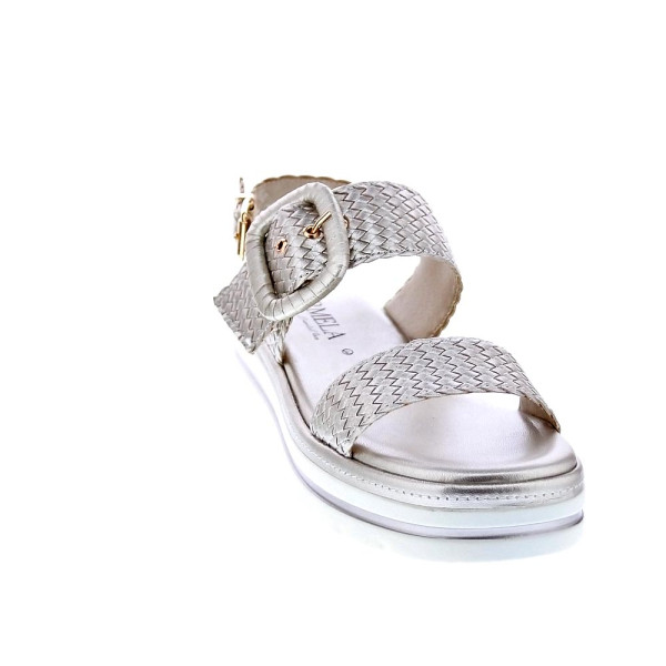 Sandalias Carmela zapatos Mujer modelo 162252 Oro Hebillas