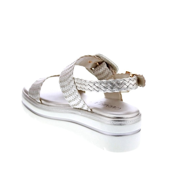 Sandalias Carmela zapatos Mujer modelo 162252 Oro Hebillas
