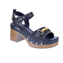 Sandalias Carmela zapatos Mujer modelo 162367 Negro Hebillas