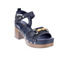 Sandalias Carmela zapatos Mujer modelo 162367 Negro Hebillas