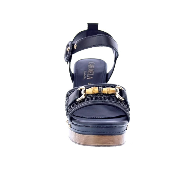 Sandalias Carmela zapatos Mujer modelo 162367 Negro Hebillas