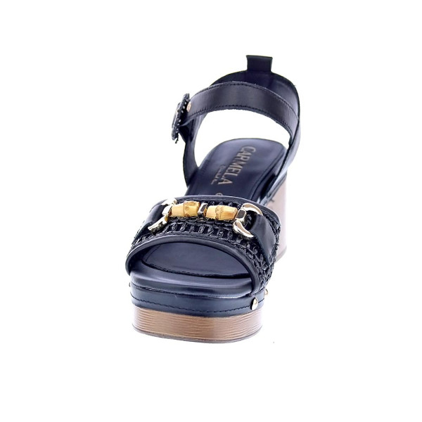 Sandalias Carmela zapatos Mujer modelo 162367 Negro Hebillas