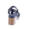 Sandalias Carmela zapatos Mujer modelo 162367 Negro Hebillas
