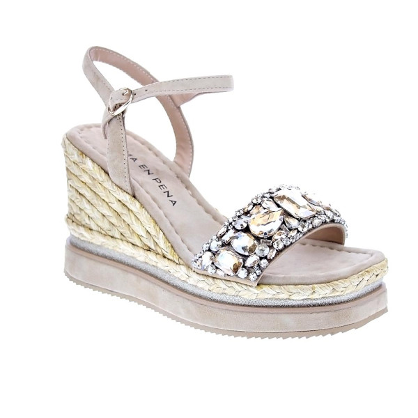 Sandalias Alma en Pena zapatos Mujer modelo V251308 Beige Hebillas