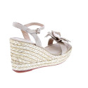Sandalias Alma en Pena zapatos Mujer modelo V251285 Beige Hebilla