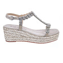 Sandalias Alma en Pena zapatos Mujer modelo V2551458 Beige Hebillas