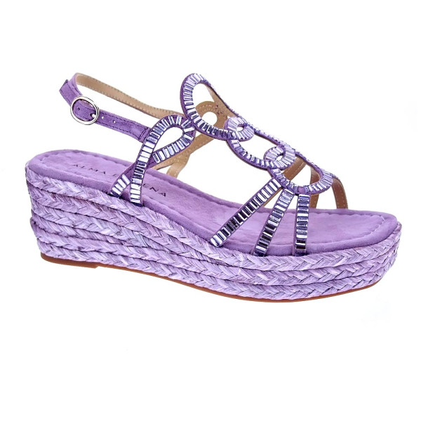 Sandalias Alma en Pena zapatos Mujer modelo V2551454 Violeta Hebillas