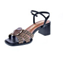 Sandalias Noa Harmon zapatos Mujer modelo Carmen Negro Hebillas