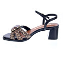 Sandalias Noa Harmon zapatos Mujer modelo Carmen Negro Hebillas