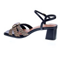 Sandalias Noa Harmon zapatos Mujer modelo Carmen Negro Hebillas