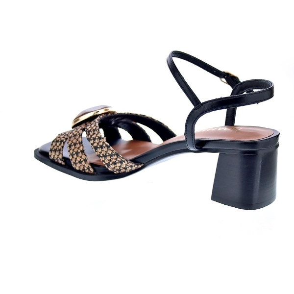 Sandalias Noa Harmon zapatos Mujer modelo Carmen Negro Hebillas