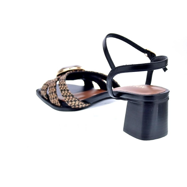 Sandalias Noa Harmon zapatos Mujer modelo Carmen Negro Hebillas