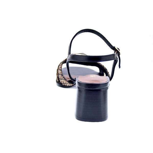 Sandalias Noa Harmon zapatos Mujer modelo Carmen Negro Hebillas