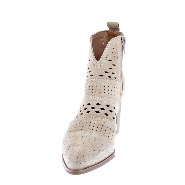 Botines Alpe zapatos Mujer modelo 5385 Beige Cremallera