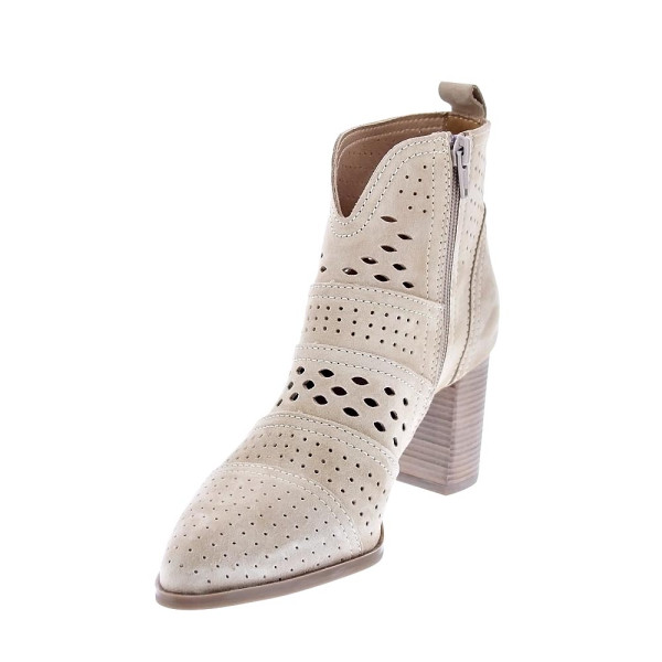 Botines Alpe zapatos Mujer modelo 5385 Beige Cremallera