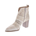 Botines Alpe zapatos Mujer modelo 5385 Beige Cremallera