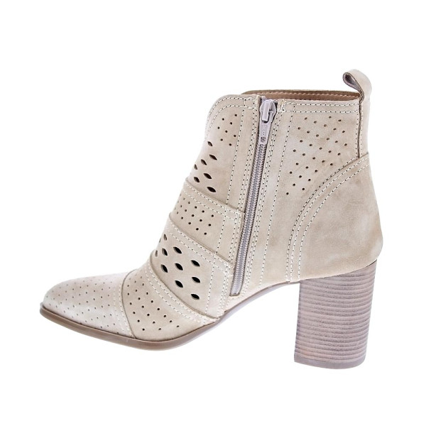 Botines Alpe zapatos Mujer modelo 5385 Beige Cremallera