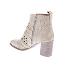 Botines Alpe zapatos Mujer modelo 5385 Beige Cremallera