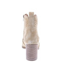Botines Alpe zapatos Mujer modelo 5385 Beige Cremallera