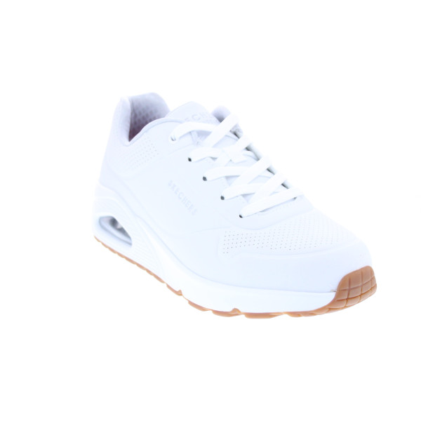 Zapatillas Skechers zapatos Niño modelo Uno Stand Blanco Cordón