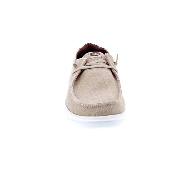Mocasines Hey Dude zapatos Mujer modelo Wendy Rise animal Beige Elástico