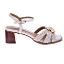 Sandalias Noa Harmon zapatos Mujer modelo Carmen Beige Hebillas