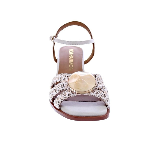 Sandalias Noa Harmon zapatos Mujer modelo Carmen Beige Hebillas