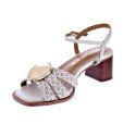 Sandalias Noa Harmon zapatos Mujer modelo Carmen Beige Hebillas
