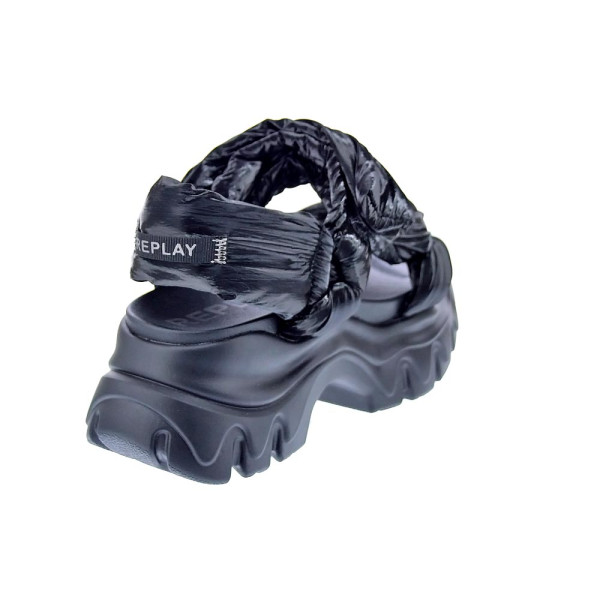Sandalias Replay zapatos Mujer modelo Juyce Paddy Negro Velcro