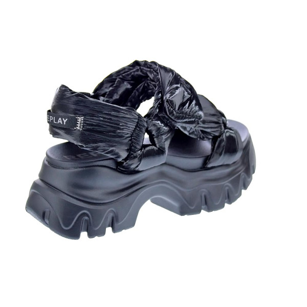 Sandalias Replay zapatos Mujer modelo Juyce Paddy Negro Velcro