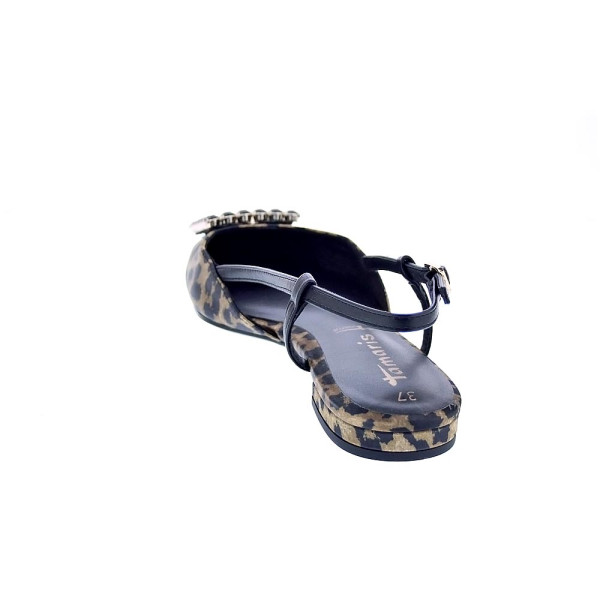 Sandalias Tamaris zapatos Mujer modelo 29403 Negro Hebilla