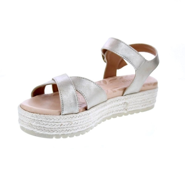 Sandalias Mtng zapatos Mujer modelo Amelie Oro Hebilla