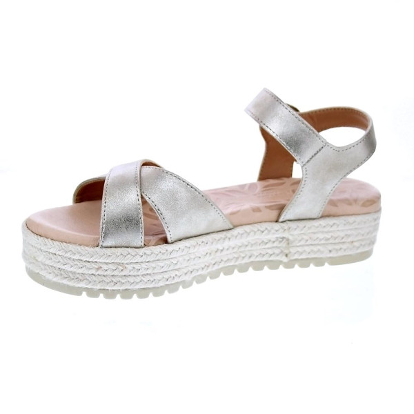 Sandalias Mtng zapatos Mujer modelo Amelie Oro Hebilla