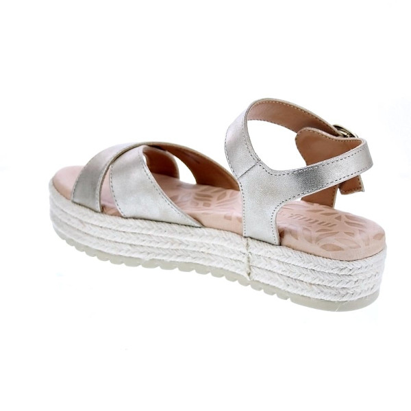 Sandalias Mtng zapatos Mujer modelo Amelie Oro Hebilla