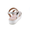 Sandalias Mtng zapatos Mujer modelo Amelie Oro Hebilla