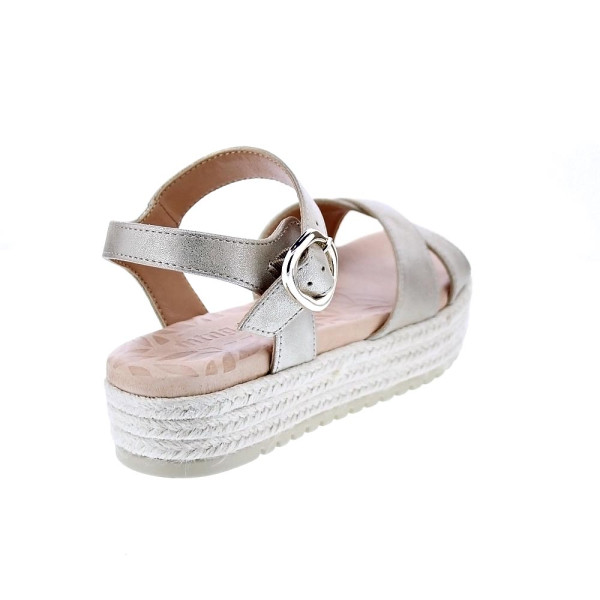 Sandalias Mtng zapatos Mujer modelo Amelie Oro Hebilla