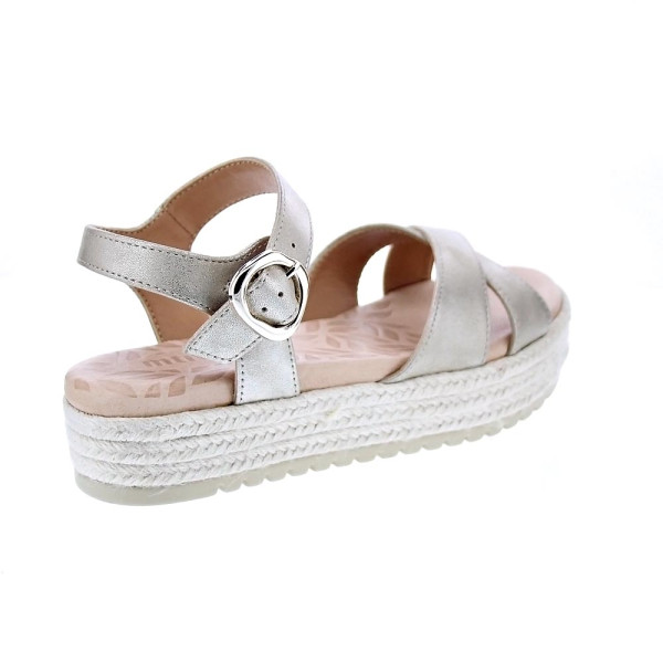 Sandalias Mtng zapatos Mujer modelo Amelie Oro Hebilla