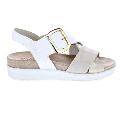 Sandalias Imac zapatos Mujer modelo 758040 Blanco Velcro