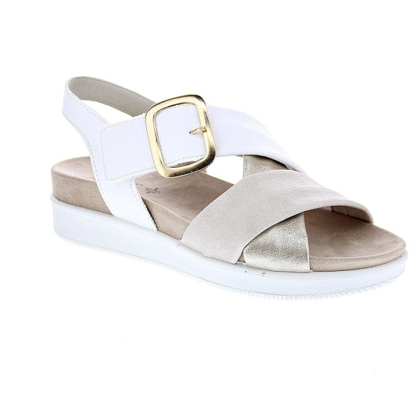 Sandalias Imac zapatos Mujer modelo 758040 Blanco Velcro