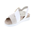 Sandalias Imac zapatos Mujer modelo 758040 Blanco Velcro